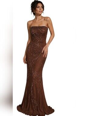 riva designs dress New RIVA DESIGNS Dress W/Rhinestone Sz 4 (236)